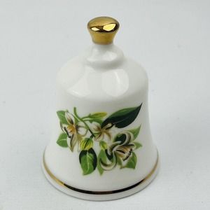 Danbury Mint Florida Orange Blossom Official State Flower Bell Collection‎